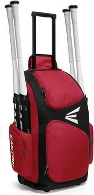 Produktbild von Easton Traveler Stand Up Wheeled Bag Color Black/Scarlet Baseball/Softball Artikel