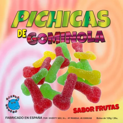 Produktbild von Diablo Goloso - Frucht-Gumminol-Pichitas Mit Zucker