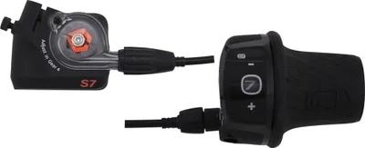 Produktbild von Sturmey Archer Unisex – Erwachsene S7 Drehgriffschalter, schwarz, 7-Gang