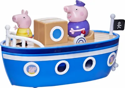 Immagine prodotto di Hasbro Peppa Pig Nonno Pig Set Barca + Figura Peppa Pig F3631