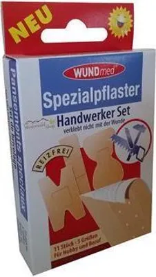 Obrázok produktu pre WUNDmed® 05-009 WUNDmed® Pflaster Handwerker Set 05-009 beige, 11 St.