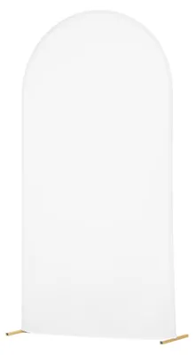 Image de Arche de mariage, dimensions 2 x 1,2 m, arche de fond, 1 arche métallique dorée, arche de cérémonie, arche à ballons avec housse, idéale pour les mariages