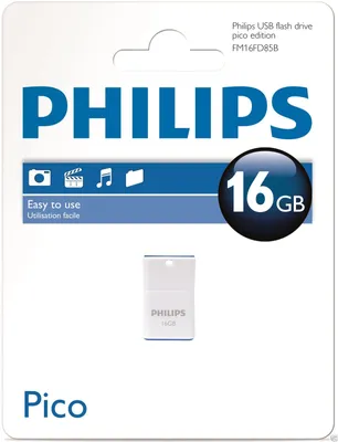 Produktbild von Philips USB-Flashlaufwerk FM16FD85B/10, 16 GB, USB Typ-A, 2.0, Kappe