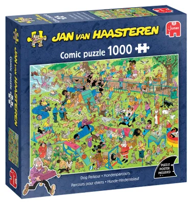 Produktbild von Jan van Haasteren - Hunde - Hindernislauf (1000 Teile), 1000 Stück(e), Landschaft, 15 Jahr(e)