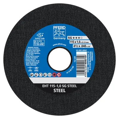 Zdjęcie produktu dla PFERD 61340382, 11,5 cm, 2,22 cm, 1 mm, 13300 RPM, 25 szt.