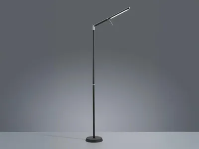 Produktbild von stehleuchte Filigran162 cm LED-Stahl/Glas 3 kg matt schwarz/weiß
