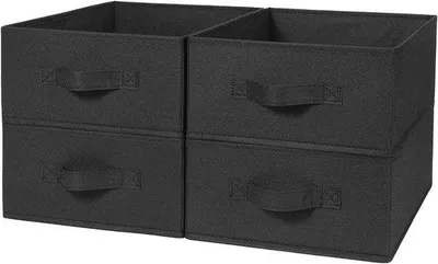 Produktbild von Famanu Aufbewahrungskubus - Kallax - faltbar - Aufbewahrungskubus - 4 Stück - 40 x 30 x 14 cm