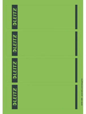 Produktbild von Leitz Ordneretikett 16852055 kurz/breit Papier gn 100 St./Pack.