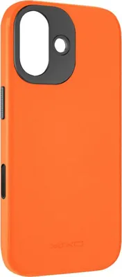 Zdjęcie produktu dla Etui na telefon iPhone 17, YAXO Leather Gear Slim Case MagSafe, pomarańczowe