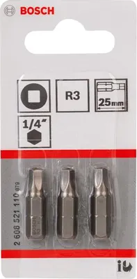 Produktbild von Schrauberbit Extra-Hart R3, 25 mm, 3er-Pack