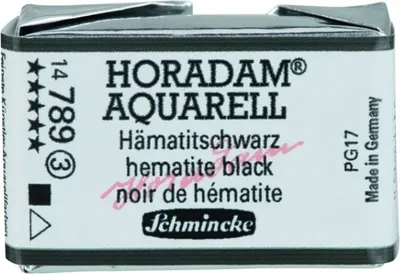 Produktbild von Schmincke HORADAM Aquarell Hämatitschwarz 1/1 Näpfchen 14789043