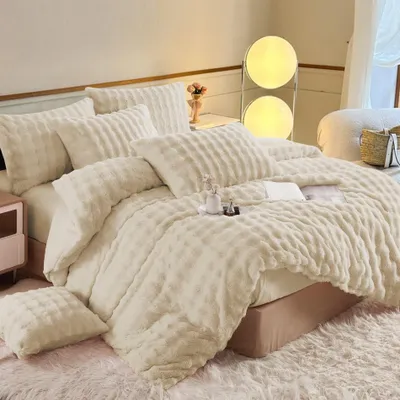 Immagine prodotto di Set di lenzuola Pluche, dimensioni 200x200 cm, con federe