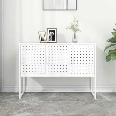 Obrázok produktu pre Maison Exclusive – Komoda, biela, 105 x 35 x 75 cm, oceľ