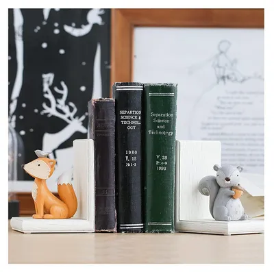 Image de Elzusha - Supports de livres en résine créatifs pour la maison et le bureau