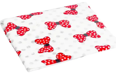 Immagine prodotto di Coperta per neonati ELLA - 75x100 cm - Rosso