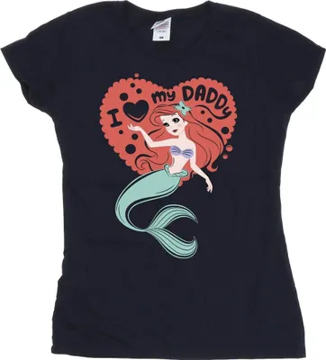Produktbild von Disney - "The Little Mermaid Daddy" T-Shirt für Damen BI26334 (L) (Marineblau)