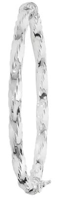Image de Jonc à Charnière Femme Argent fin 925 - 4mm, 10 Grammes; TRS21856