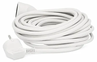 Zdjęcie produktu dla uniTEC 44544 Przedłużacz z wtyczką Schuko H05VV-F 3G 1,5 mm², 10 m, biały