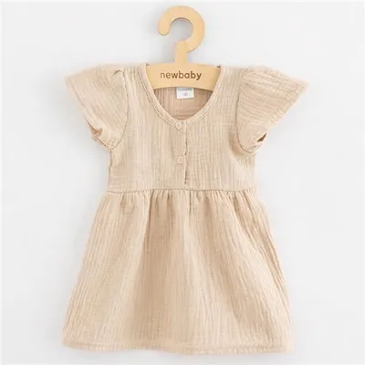Immagine prodotto di Abito in mussola per neonati New Baby beige, taglia 86 (12-18 mesi)