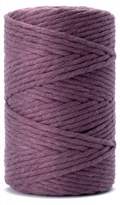 Obrázek produktu pro Grzanpol Provázek na macramé 3mm 50m bavlněný fialový