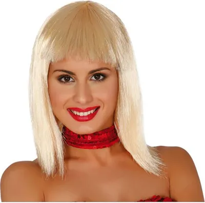 Productafbeelding van Blonde pruik, schouderlang, voor dames