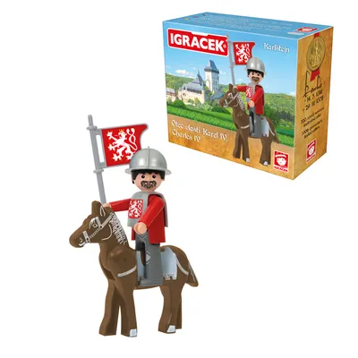 Zdjęcie produktu dla Igráček Charles IV - Karlstejn - figurka ze zbroją i koniem