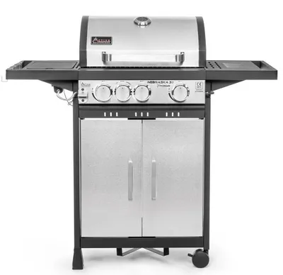 Zdjęcie produktu dla ACTIVA GRILL GAZOWY NEBRASKA 3+1 PREMIUM (8,4 +2,5 kW) - 19741GS