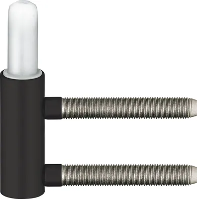 Produktbild von SIMONSWERK Türband-Rahmenteil Variant V 3400 WF, Band ø 15 mm, Schwarz