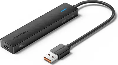 Obrázek produktu pro Vention 5 v 1 USB 3.2 na 2 x USB-C / 2 x USB 3.2 Gen 2 10G Hub 0,15M černý