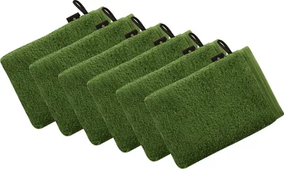 Produktbild von 6er Pack Waschhandschuh Vegan Life von der Marke Vossen 22 x 16 cm