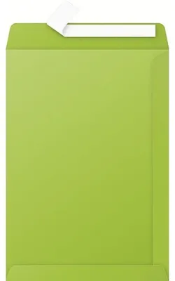 Image de Enveloppe Pollen C4 120 g, lot de 200, fermeture autocollante menthe