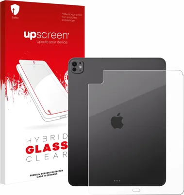 Produktbild von upscreen Schutzglas für Apple iPad Pro 13" 2025 (Rückseite) Schutzfolie Panzer Folie Glas Display Schutz klar