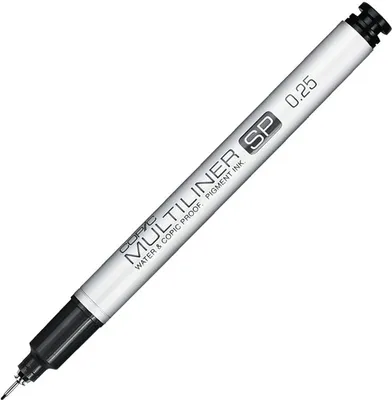 Produktbild von COPIC Multiliner SP - black - 0,25 mm