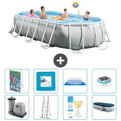 Immagine prodotto di Piscina ovale Prism Frame - 503x274x122 cm - 9 pezzi  S674