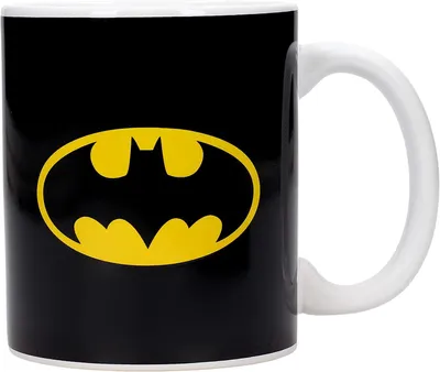 Imagen del producto de Taza Batman Logo DC Cerámica 320 mls