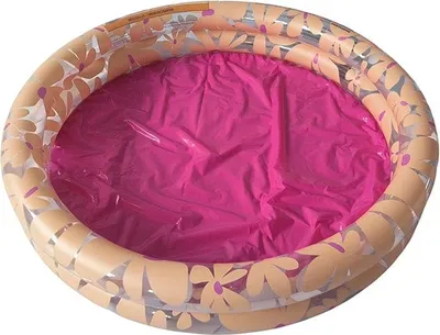 Produktbild von Swim Essentials Swimming Pool 100 cm Pink Blumen 100 x 20 cm | Swimmingpool Planschbecken