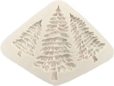 Produktbild von 3D Weihnachtsbaum Silikonform Tannenbäume Fondant Kuchen Dekorieren Backform
