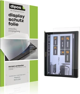Produktbild von 2x Schutzfolie für Keyence IM-X1330 matt Displayschutzfolie Folie Display Schutz dipos