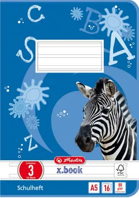 Produktbild von 10 Herlitz Schulhefte / DIN A5 / 16 Blatt / Lineatur 03