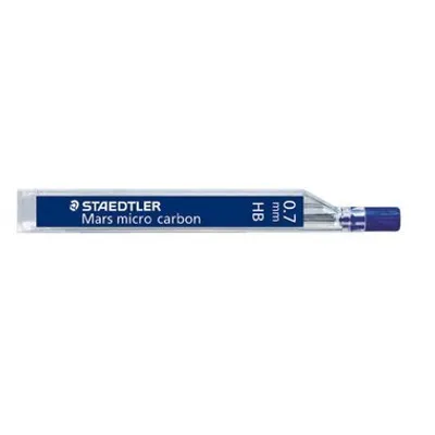 Image de Staedtler® 250 07-2B Feinmine Mars® micro carbon 250 - 0,7 mm, 2B, schwarz, 12 Minen