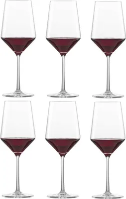 Obrázok produktu pre SCHOTT ZWIESEL 112413, pohár na červené víno, Kryštál, Priehľadná, Víno Cabernet Franc, Vymazať, PURE