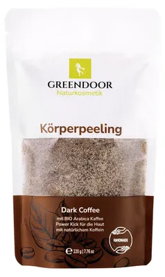 Produktbild von GREENDOOR Körperpeeling Dark Coffee
