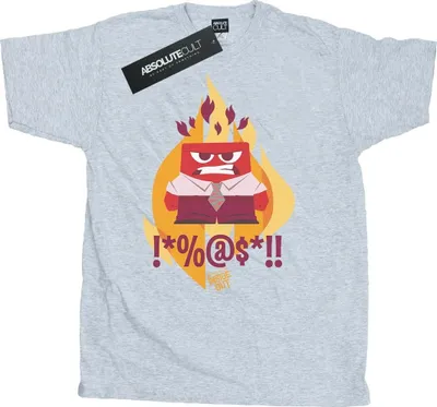 Produktbild von Disney - "Inside Out Fired Up" T-Shirt für Herren BI43982 (L) (Grau)