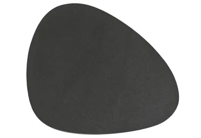 Image de ZELLER PRESENT Tischset Kunstleder 42x34cm schwarz