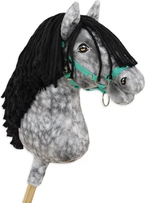 Image de Hobby Horse Premium - Cheval en bois Siwy A3 avec crinière noire