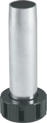 Produktbild von Sockelverstellfuß verstellbar (Sockelfuß), Höhe 100mm Rohr ø 28mm Stahl verzinkt