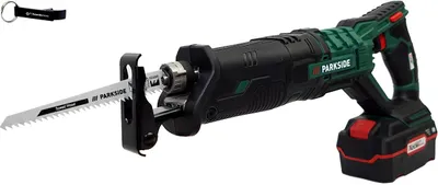 Immagine prodotto di PARKSIDE® Seghetto alternativo a batteria 20 V / Seghetto alternativo PSSA 20-Li incl. batteria (4 Ah) e caricabatteria (2,4 A)