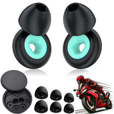 Image de Solidchoice - Bouchons d'oreille réutilisables pour la réduction du bruit et le sommeil