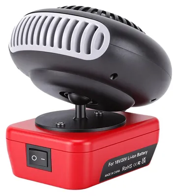 Image de Chauffage portable à batterie, 200 W, avec 2 réglages de température et 2 ports USB