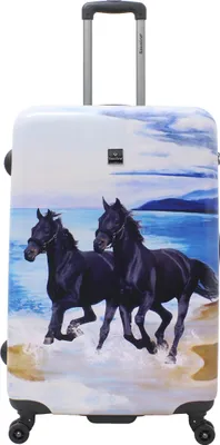 Produktbild von Saxoline Koffer Horse mit praktischem TSA-Zahlenschloss schwarz-mehrfarbig One Size
